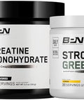 Bare Performance Nutrition Bpn Creatine Monohydrate & Strong Greens Bundle