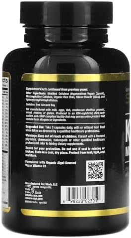 California Gold Nutrition Keto Daily Multivitamins With Green Tea 90 Veggie Capsules