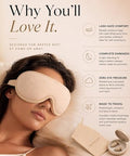 Anemone Contour Sleeping Mask For Women Softer Than Silk Eye Masks For Sleep Complete Blackout Zero Eye Pressure Fit Lightweight Eye Care Travel Essentials Included