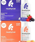 Healthycell Focus & Recall Brain Supplement For Memory & Focus + Bioactive Multivitamin For Women & Men Bundle