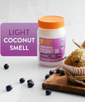 BetterBody Foods Organic Unrefined Coconut Oil - Hair & Skin Moisturizer, Baking & Cooking Oil - Light Aroma and Flavor - Butter Alternative - 15.5 Fl Oz