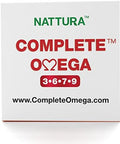 Nattura Complete Omega 3-6-7-9 Pure Sea Buckthorn Oil European Quality from Unrefined Cold Pressed Whole Sea Buckthorn Wild Berries - Non-GMO Certified Kosher Gluten- Capsules