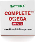 Nattura Complete Omega 3-6-7-9 Pure Sea Buckthorn Oil European Quality from Unrefined Cold Pressed Whole Sea Buckthorn Wild Berries - Non-GMO Certified Kosher Gluten- Capsules