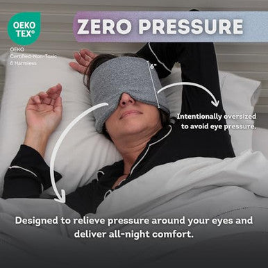 Changears Sleep Mask For Men Women 100% Light Blocking Comfortable Adjustable For All Head Sizes Breathable Eye Mask Ideal Blackout Sleep Mask For Side Sleepers Travel Airplane Nap Shift Work