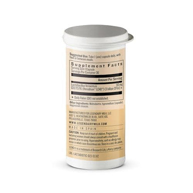 Legendairy Milk Lacta-Biotic Breastfeeding Probiotic | Lactation Supplements | Breast And Gut Health For Mom And Infant Immune Health For Baby | Daily Supplement For Healthy Lactation 30 Count