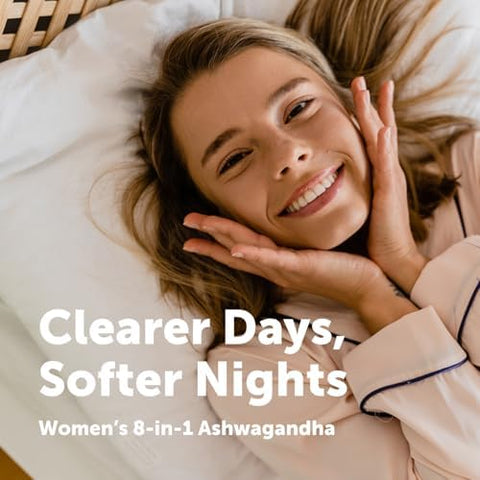 Micro Ingredients Ashwagandha for Women 600 mg Per Serving 240 Softgels 8in1 Ashwagandha Supplement with Magnesium Glycinate LTheanine Sea Moss Made with MCT Oil NonGMO Gluten Free