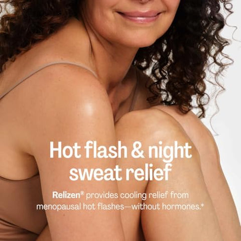 Relizen By Bonafide. Relief From Menopausal Hot Flashes & Night Sweats. Ã¢â‚¬â€ 1-Month Supply (60 Tablets)