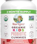 Maryruth Organics Gummies For Kidsa A' A multivitamin (Mixed Berry and Cherry) and Probiotic (Strawberry) Usda Organic No Gelatin Vitamins For Immunity Gut Health and Overall Wellness Vegan NonGmo