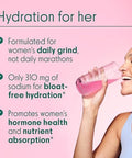 Love Wellness Daily Love Electrolytes Hydration Tablets For Women Supports Nutrient Absorption Healthy Hormone Balance Energy Healthy Cortisol Level Health Mood 12 Tablets Berry Flavor