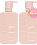 Monday Haircare Clarify Shampoo And Conditioner Set 12Oz For Oily Hair Made With Grapefruit Extract Coconut Oil Shea Butter Vitamin E And Provitamin B5