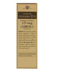 Solgar Liquid Vitamin D3 125 Mcg (5 000 Iu) - 2 Fl Oz - Delicious Natural Orange Flavor - Helps Maintain Healthy Bones & Teeth - Immune System Support - Gluten Free Dairy Free Kosher - 59 Servings