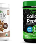 Orgain Organic Simple Vegan Protein Powder Chocolate 1.25Lb Hydrolyzed Collagen Peptides Powder Unflavored 1Lb