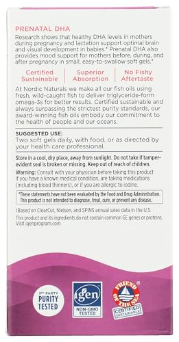 Nordic Naturals Prenatal Dha 180 Count