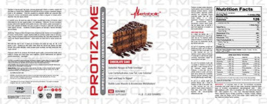 Metabolic Nutrition Protizyme 100 Whey Protein Powder High Protein Low Carb Low Fat Whey Protein Digestive Enzymes 24 Essential Vitamins And Minerals 4 Pound 52 Servings