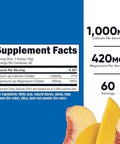 Nutricost Calcium Magnesium Powder (Fruit Punch 60 Servings) Bone Support Nongmo Gluten (From Calcium Citrate And Magnesium Citrate)