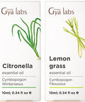 Gya Labs Citronella Essential Oil For Diffuser 0.34 Fl Oz Premium Grade Essential Oils For Diffuser Aromatherapy Hair Care Skin Care Body Massage & Diy Candle Making Scents