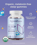 Hyland'S Kids Melatonin Organic Sleep Aid Gummies With Calm & Immune Support With Vitamin C Zinc Elderberry Lemon Balm & Chamomile Helps With Sleeplessness & Restlessness 60 Vegan Gummies