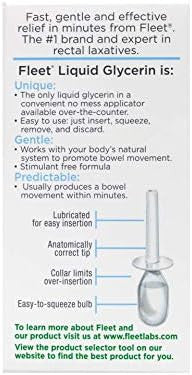 Fleet Marble Medical Liquid Glycerin Suppositories 4 Each (Pack Of 3)