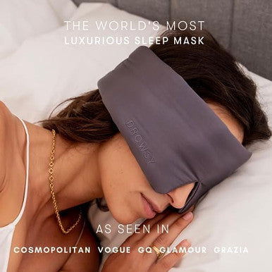 Drowsy Deep Sleep Bundle Sleep This Season. Luxury Silk Sleep Mask Drowsy Moonlight Shadow Sleep Mask And Drowsy Deep Sleep Sos Pillow Spray