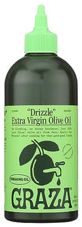 Graza Drizzle Extra Virgin Olive Oil, 500 Ml, 16.9 Fluid Ounce (Pack of 6)