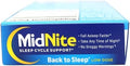 MidNite Sleep Cycle Support Back to Sleep Low Dose Melatonin and Herbal Blend Cherry Flavor 30 Quick Melt Tablets (Pack of 4)
