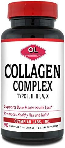 Olympian Labs Multi Collagen Complex Type I Ii Iii V X Hair Nails Joint Gut Health 90 Caps 30Day Supply