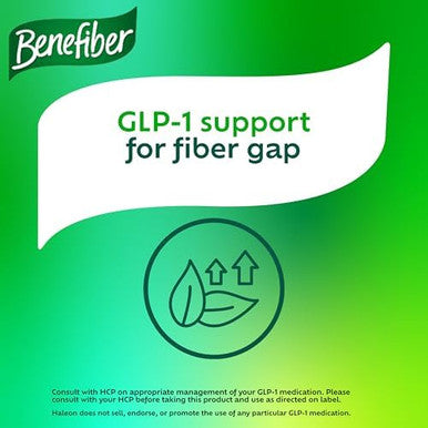 Benefiber Prebiotic GLP1 Friendly Fiber Supplement Caplets 84 Count