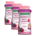 Nature'S Bounty Optimal Solutions Women'S Multivitamin Gummies For Immune Support Cellular Energy Support Bone Health Raspberry Flavor 70 Total Servings 140 Count (Pack Of 3)