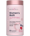Neocell Womens Multivitamin Gummy 80 Gummies Multi With Advanced Collagen With Essential Minerals Berry Flavor
