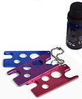 Emango Essential Oil Opener 3 Pack Essential Oil Lid Remover Bottle Opener Key Tool for Roller Balls and Caps, Works on Most Bottles (Lavender Purple,Rose Red,Blue)