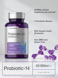 Horbaach Probiotics For Women And Men 60 Capsules