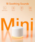 Smilebop White Noise Machine With Night Light 18 Soothing Sounds Portable Sound Machine For Baby Adults Mini Travel Sound Machine For Sleeping With Memory Timer Office Hotel