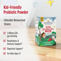 Nordic Naturals Kids Probiotic Quick Melt Powder Mixed Berry - 30 Packets - 3 Billion Cfu - Digestive Wellness Immune Support - Non-Gmo Vegan 30 Servings
