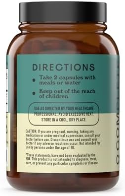 Complete Natural Products Organic Lion'S Mane Mushroom Capsules Vegan Gluten