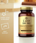 Solgar 5Htp 100 Mg 90 Vegetable Capsules Promotes Relaxation NonGmo Vegan Kosher and Gluten 90 Servings