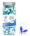 Lysian Ultra Soft Yellow-Green Foam Earplugs 60 Pairs And Soft Foam Earplugs 60 Pairs Blue/White