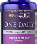 Puritans Pride One Daily Women's Multivitamin Caplets, 100 Count