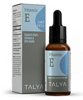 TALYA Vitamin E Liquid Drops 0.34 fl.oz Bone Joint Heart Health for Scars and Skin Bottle with Dropper Supplement NonGMO Vegan