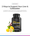Livingood Daily Liver & Gallbladder Cleanse Or Support Supplement With Milk Thistle 56 Capsules
