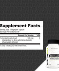 Nutrabio Yohimbe Bark Extract Supplement For Men And Women 4Mg 90 Vegetable Capsules