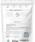 Micro Ingredients Selenium Supplements For Women & Men 200Mcg 500 Softgels With Coconut Oil Essential Trace Mineral As Selenomethionine Antioxidant For Energy Heart & Immune Support