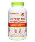 NutriBiotic Ascorbic Acid with Bioflavonoids Powder Highly Soluble Antioxidant and Collagen Support Supplement 2000 Mg Vitamin C with Lemon Bioflavonoid Complex Vegan Gluten and GMOFree 16 Oz