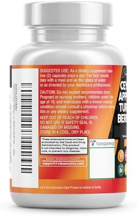 Clean Nutraceuticals Ceylon Cinnamon Turmeric Apple Cider Vinegar Ginseng Berberine Plus Bitter Melon Gymnema Milk Thistle Fenugreek