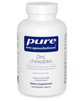 Pure Encapsulations Zinc Chewables Supplement For Immune System Support Growth And Development And Wound Healing 100 Chewable Tablets Natural Orange Flavor