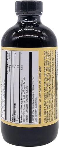 Honey Garden Apiaries Apitherapy Honey Elderberry Extract 8 Fz