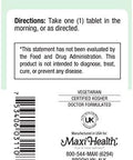 Maxi Health B-6 - Vitamin B6-100 mg Cardiovascular Health - 100 Tablets - Kosher (100 Count Pack of 2)