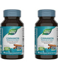 Nature'S Way Cinnamon Premium Extract Supports Carbohydrate Metabolism Non-Gmo Project Verified Standardized To 8 Flavonoids 60 Vegan Capsules (Packaging May Vary) 2 Pack