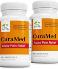 Terry Naturally Curamed Acute Pain Relief Supplement With Bcm95 Curcumin & Bos10 Boswellia Black Sesame Seed Oil To Support Relief Of Occasional Discomfort 60 Liquid Gels (Pack Of 2)