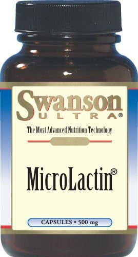 Swanson Microlactin 500 Milligrams 120 Capsules