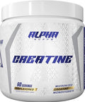 Alpha Creatine Monohydrate Powder Supports Muscle Growth Micronized Unflavored 300 Grams - 60 Servings